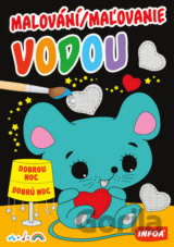 Malování/Maľovanie vodou Dobrou noc/Dobrú noc