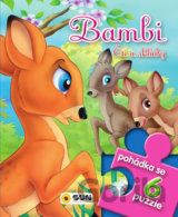 Pohádkové čtení s puzzle - Bambi čti a skládej