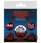 Odznaky Stranger Things - Postavy (5 ks)