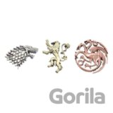 Sada odznakov Game of Thrones - Erby, 3 ks