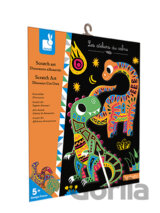 Vyškrabovacie obrázky Dinosaury Atelier Sada Mini