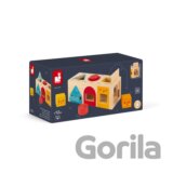 Drevená vkladačka Montessori: Tvary