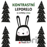 Kontrastní leporelo se zvířátky z lesa