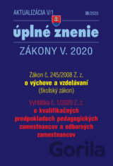 Aktualizácia V/1 - Zákon o výchove a vzdelávaní - Školský zákon