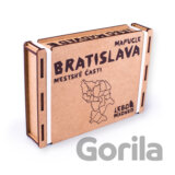 Mapucle Bratislava - mestské časti