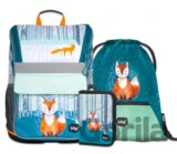 Školní set Baagl Zippy Foxie (aktovka, penál, sáček)