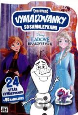Tvarované vymaľovanky: Ľadové kráľovstvo so samolepkami