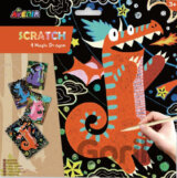 Škrabací obrázky - Draci
