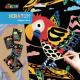 Škrabací obrázky - Ptáci