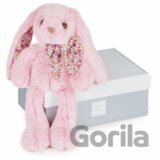 Plyšový zajačik ružový v škatuľke - Histoire D´Ours