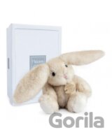 Plyšový zajačik Fluffy hnedý v škatuľke - Histoire D´Ours