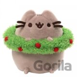 Plyšová mačička Pusheen XMAS s vianočným vencom