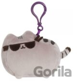 Plyšová mačička Pusheen s okuliarmi prívesok