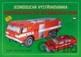 Jednoduchá vystřihovánka hasičské auto