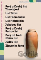 Prvý a Druhý list Timotejovi, List Títovi, List Filemonovi, List Hebrejom, Jakubov list, Prvý a Druhý Petrov list, Prvý až Tretí Jánov list, Júdov list, Zjavenie Jána vo veľkom písme
