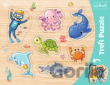 Rámčekové vkladacie puzzle - Podmorský svet