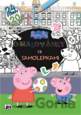 Peppa - Omalovánky se samolepkami A4+