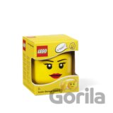 LEGO úložná hlava (veľkosť S) - dievča