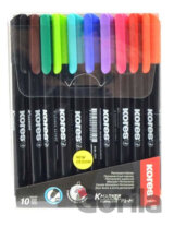 Kores K-MARKER Permanentní popisovač, tenký hrot M, 10 ks sada