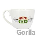 Biely keramický hrnček capuccino Friends: Central Perk