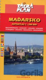 Maďarsko autoatlas 1:250 000