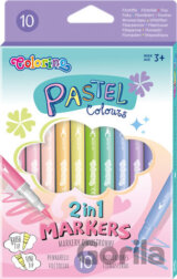 Pastel - oboustranné fixy 10 barev