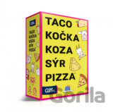 Taco, kočka, koza, sýr, pizza