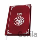 Zápisník Game of Thrones - Targaryen Premium