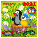 Poznámkový nástěnný kalendář Krteček 2021