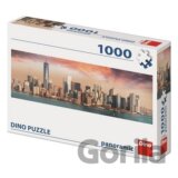 Manhattan za soumraku Panoramic
