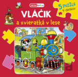 Knižné Puzzle - Vláčik a zvieratká v lese