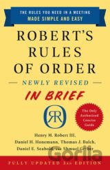 Robert's Rules of Order Newly Revised In Brief