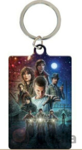 Kovová kľúčenka Stranger Things: Logo