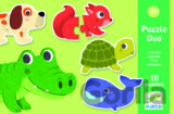 Puzzle duo-trio - Zvieratká