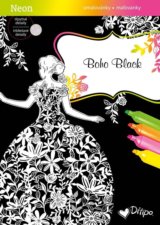 Třpytivé omalovánky - Boho Black