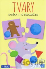 Tvary - knižka + 10 skladačiek