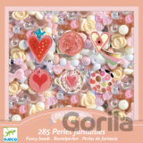 Detská bižutéria: Korálky - Srdiečka