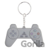Prívesok na kľúče Playstation: Controller kovový