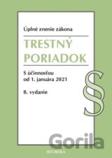 Trestný poriadok. Úzz, 8. vyd., 2021