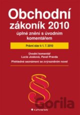 Obchodní zákoník 2010 – úplné znění s úvodním komentářem