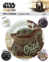 Sada samolepek: Mandalorian (Baby Yoda)