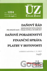 ÚZ 1224 Daňový řád, Finanční správa, Daňové poradenství, Platby v hotovosti