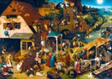 Pieter Bruegel the Elder - Netherlandish Proverbs, 1559