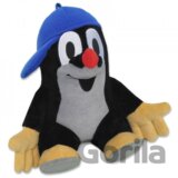 Krtek 31cm sedící, kšiltovka modrá