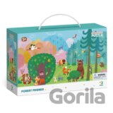 Puzzle s hledáním obrázků - Lesní kamarádi