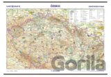 Česko - vlastivědná školní nástěnná mapa, 1:375 000