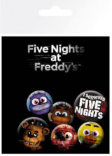 Placka Five Nights At Freddys: Set 6 placiek
