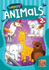Happy Animals - omaľovánka
