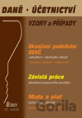 Daně, účetnictví, vzory a případy 8/2021