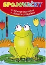 Spojovačky s duhovou pastelkou - Žaba